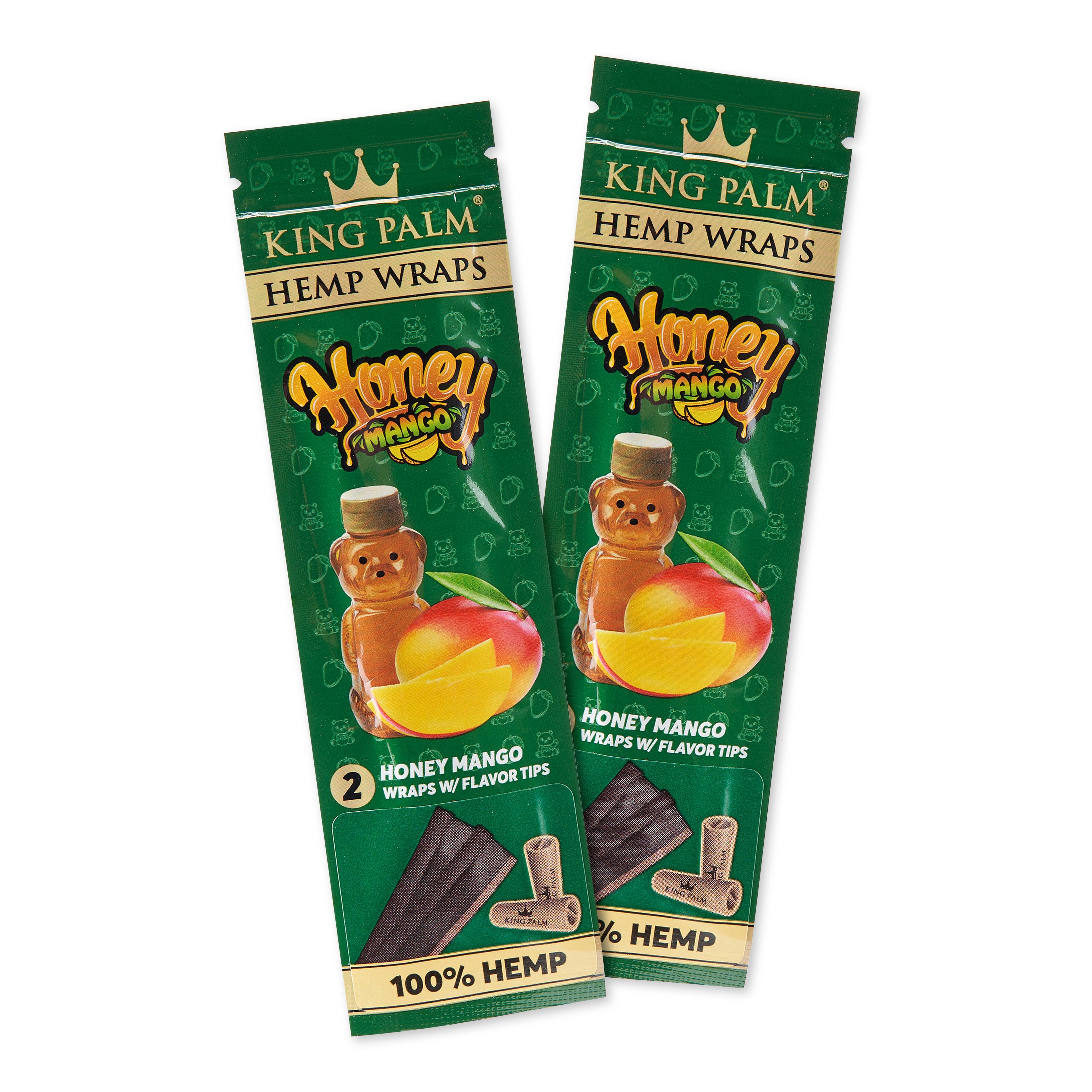 Flavored Hemp Wraps With Filter Tips - 2 Packs of 2