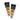 A close-up, angled view of 1-1/4 Size Natural Pre Rolled Hemp Cones, showing two packs of six cones against a plain white backdrop.