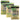 Natural Pre Roll Palm Leaf Tubes - Mixed Size Bundle 3 Packs of 5 displayed with branding on a black background.