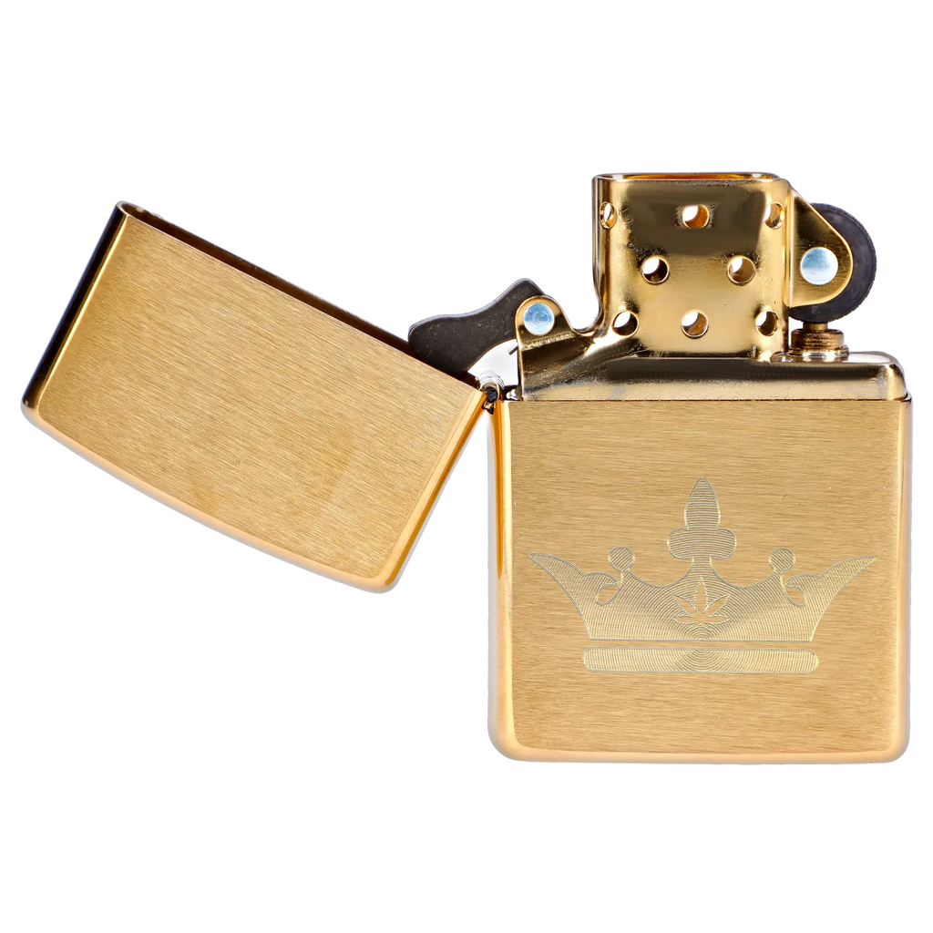 Queen of Bud Zippo Golden Legacy 204b - 116118 Lighter | DankStop