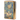 Front view of the Queen of Bud Blue Topaz Mosaic Zippo, showing a patterned, metallic finish on the lighter's casing.