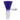 A close-up view of the Wig Wag Bowl with Spiky Horn, featuring a blue glass construction and a male 14mm joint.