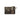 Front-facing shot of the camouflage Revelry Supply The Mini Broker - Smell Proof Zippered Small Stash Bag showing its top zipper, metal keyring, and stitched leather diamond patch.