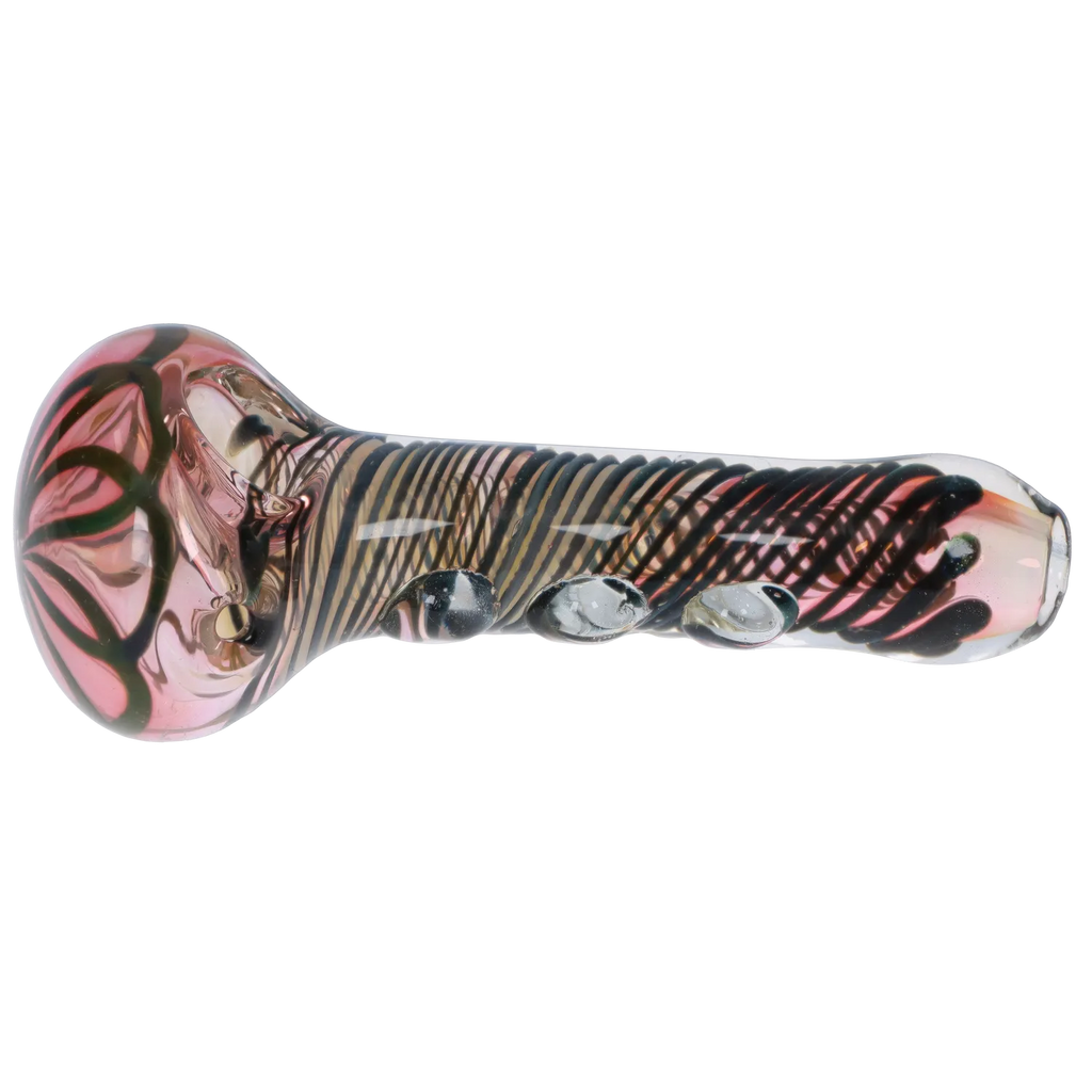 DankStop Gold Fume Spoon Pipe - 4.5 in.