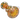 Close-up angled view of the multicolored glass DankStop Dankstop Fume Wrap Spoon Pipe - 4.5 in., showing amber swirls and blue-green dots.