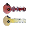 Frit Head with Marbles Spoon Pipe - 5 in.