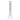 Front view of the 9mm Water Pipe - 18 in. with a clear glass build and simple cylindrical shape.