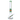 Front view of the 18-inch 9mm Wig Wag water pipe, featuring a clear glass construction with subtle color accents.