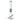 Front view of the 18-inch 9mm Wig Wag water pipe, showcasing its clear glass construction and simple cylindrical form.