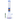 A straight-on view of the 18-inch 9mm Wig Wag water pipe, showcasing its clear glass construction and simple cylindrical shape.