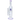 A front view of the 15-inch Dual Perc with Color Accents Water Pipe, showing the clear glass with colorful accents near the base.