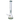 Front view of the 18-inch 9mm Water Pipe with Tree Perc, featuring a clear glass construction and a detailed percolator visible within.
