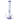 Front view of the 18-inch 9mm Water Pipe with Tree Perc, showcasing its clear glass construction and upright design.