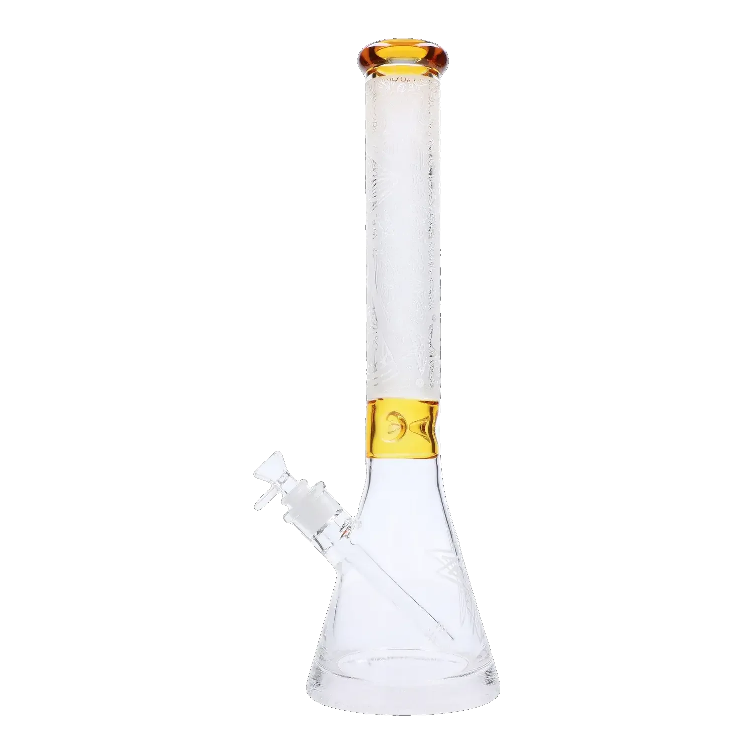 DankStop Frosted Engraved Bong - 17 in.
