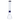 Centered front view of the DankStop Frosted Engraved Bong - 17 in. showing its tall frosted neck with engraved patterns and a blue glass accent.