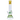 Front view of the 18-inch Mushroom Marble Water Pipe, showcasing a clear glass body with decorative marble accents.