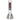 Straight-on view of the Dankstop Sugar Skull Beaker Bong - 10 in. showing a colorful sugar-skull face and floral patterns on clear glass.