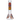 Centered front view of the DankStop Multi-Mushroom Perc Water Pipe - 9 in. showing a clear glass tube and beaker base decorated with a colorful orange sugar-skull motif.