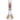 Centered front view of the Dankstop Sugar Skull Beaker Bong - 10 in. showing a tall clear glass neck with a colorful sugar-skull face and floral patterns.