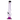 Front view of the 8-inch JM Plastics Double Bubble with Grip and Carb Hole Acrylic Water Pipe, showcasing its purple-tinted, bubbled design.