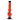 A front view of the 8-inch JM Plastics Double Bubble with Grip and Carb Hole Acrylic Water Pipe, showing its clear construction and rounded shape.