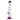 Front view of the 8-inch JM Plastics Double Bubble with Grip and Carb Hole Acrylic Water Pipe, showcasing its purple tinted glass.