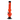 A front view of the 8-inch JM Plastics Double Bubble with Grip and Carb Hole Acrylic Water Pipe, showing its clear, bulbous design.