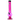 Front view of the 8-inch JM Plastics Bubble Base with Grip and Carb Hole Acrylic Water Pipe, showcasing its pink translucent design.