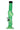 Front view of the 8-inch JM Plastics Serving Body Acrylic Water Pipe, showcasing its unique sculpted design.
