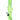 Front view of the 8-inch JM Plastics Serving Body Acrylic Water Pipe, showing its uniquely sculpted, transparent green form.