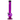 Front view of the 8-inch JM Plastics Magic 8 Ball Base acrylic water pipe, featuring a rounded base and carb hole.