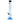 Front view of the 8-inch JM Plastics Magic 8 Ball Base acrylic water pipe, featuring a blue base and carb hole.