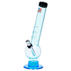JM Plastics Bent Neck with Grip and Carb Hole Acrylic Bong - 8 in.