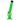 A front view of the 8-inch JM Plastics Bent Neck with Grip and Carb Hole Acrylic Water Pipe, showing its curved neck and clear green acrylic construction.