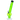Angled close-up of a bright green JM Plastics Bent Neck with Grip and Carb Hole Acrylic Bong - 8 in., shown against a white background with its bowl, bent neck grips, and clear base visible