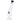 Front view of the 8-inch JM Plastics Bent Neck with Grip and Carb Hole Acrylic Water Pipe, showcasing its clear construction and curved neck.