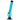 Front view of the 8-inch JM Plastics Bent Neck with Grip and Carb Hole Acrylic Water Pipe, showing its curved neck and clear acrylic construction.