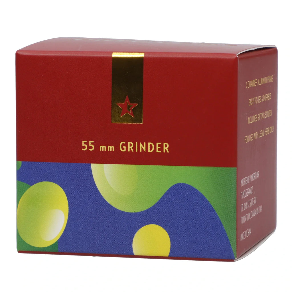 Famous Design-Privilege Aluminum 3 Stage Grinder-Blue