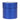 Front view of the Atomik 55 mm 3-Stage Grinder, a metallic blue cylindrical device with visible threading and a textured top.