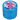 Front view of the Cabana Cannabis Co. 3-Stage Grinder Swell Blue, showing a circular design with detailed, swirling blue and white patterns.