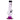 Front view of a blue-tinted clear JM Plastics Mini Bubble Base with Carb Hole Acrylic Bong - 6 in., photographed against a white background showing the round bubble chamber, angled metal bowl, and purple-tinted base.