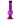 Front view of the JM Plastics Mini Bubble Base with Carb Hole Acrylic Bong - 6 in. in translucent purple showing its round bubble chamber, angled metal bowl, and black top against a white background