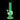 A front view of the 6-inch JM Plastics Mini Bubble Base with Carb Hole Acrylic Water Pipe, showing its clear acrylic construction.