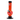 A front view of the JM Plastics Mini Bubble Base with Carb Hole Acrylic Water Pipe, showcasing its clear acrylic construction and compact 6-inch size.