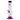 Front view of the JM Plastics Mini Bubble Base with Carb Hole Acrylic Water Pipe, showing the 6-inch purple base and clear acrylic tube.