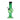 JM Plastic JM Plastics Mini Alien Base Acrylic Bong - 6 in. Dark Green