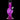 Front view of the 6-inch JM Plastics Mini Alien Base Acrylic Water Pipe, showcasing its clear, colorful base and cylindrical shape.