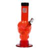 JM Plastics Mini Skull Base Acrylic Bong - 6 in.