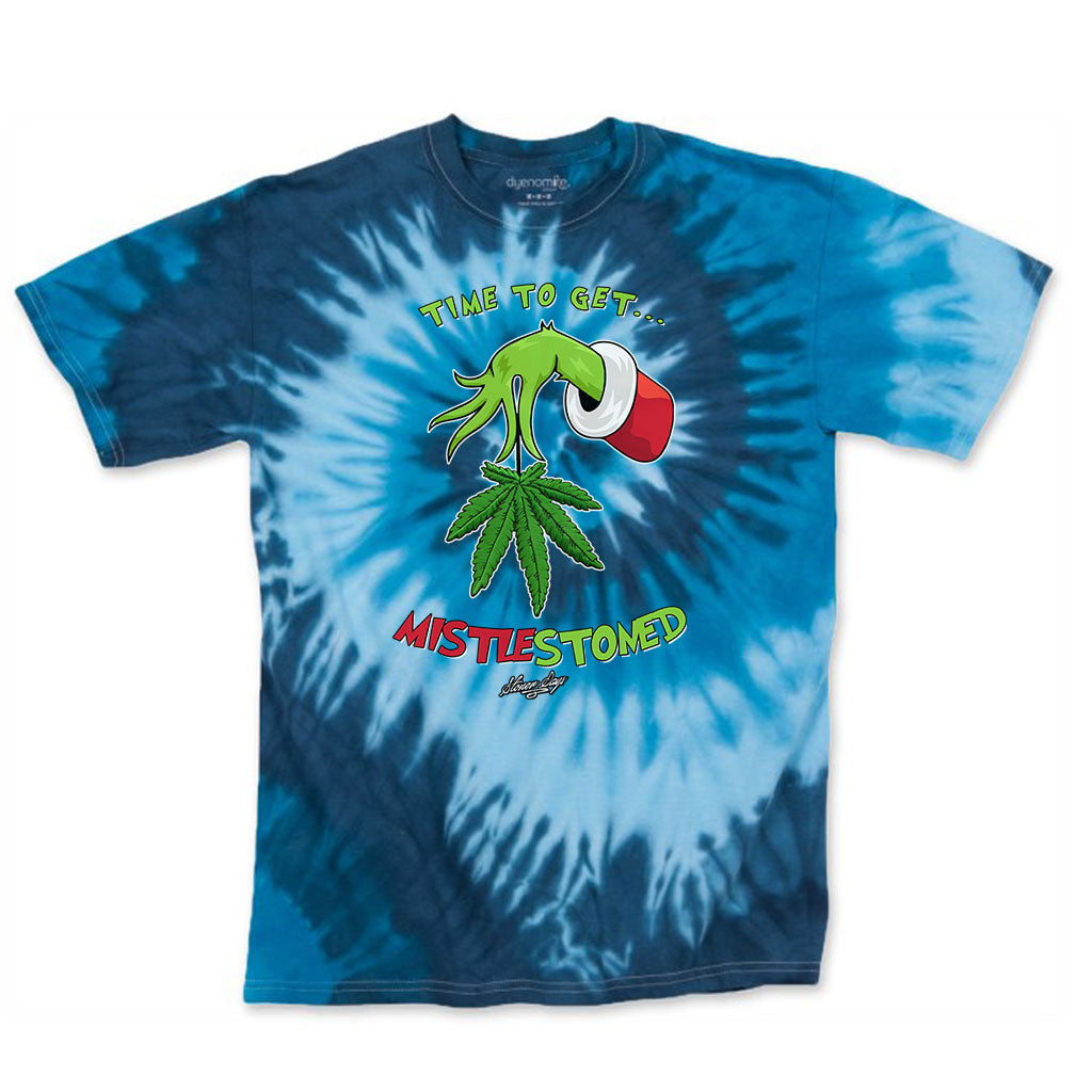 MistleStoned Blue Tie Dye T-Shirt