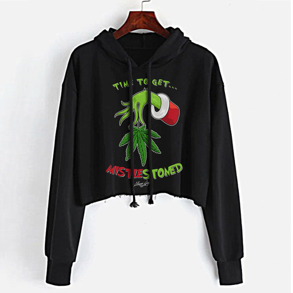 MistleStoned Crop Top Hoodie